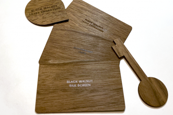 Black Walnut RFID Card